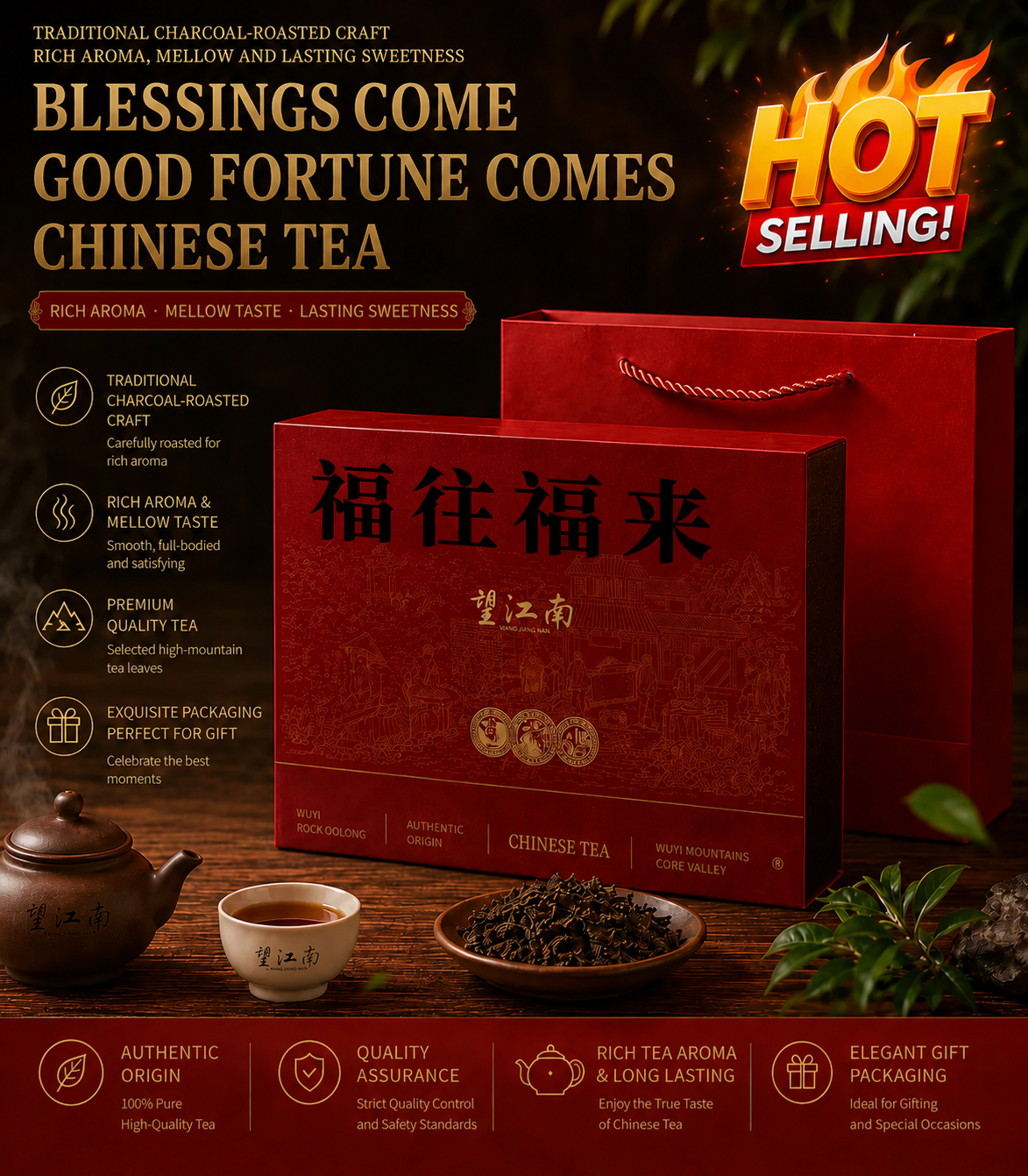 (recommend)A Fortune Comes and Goes: Chinese Tea (20 cans, 100g each)