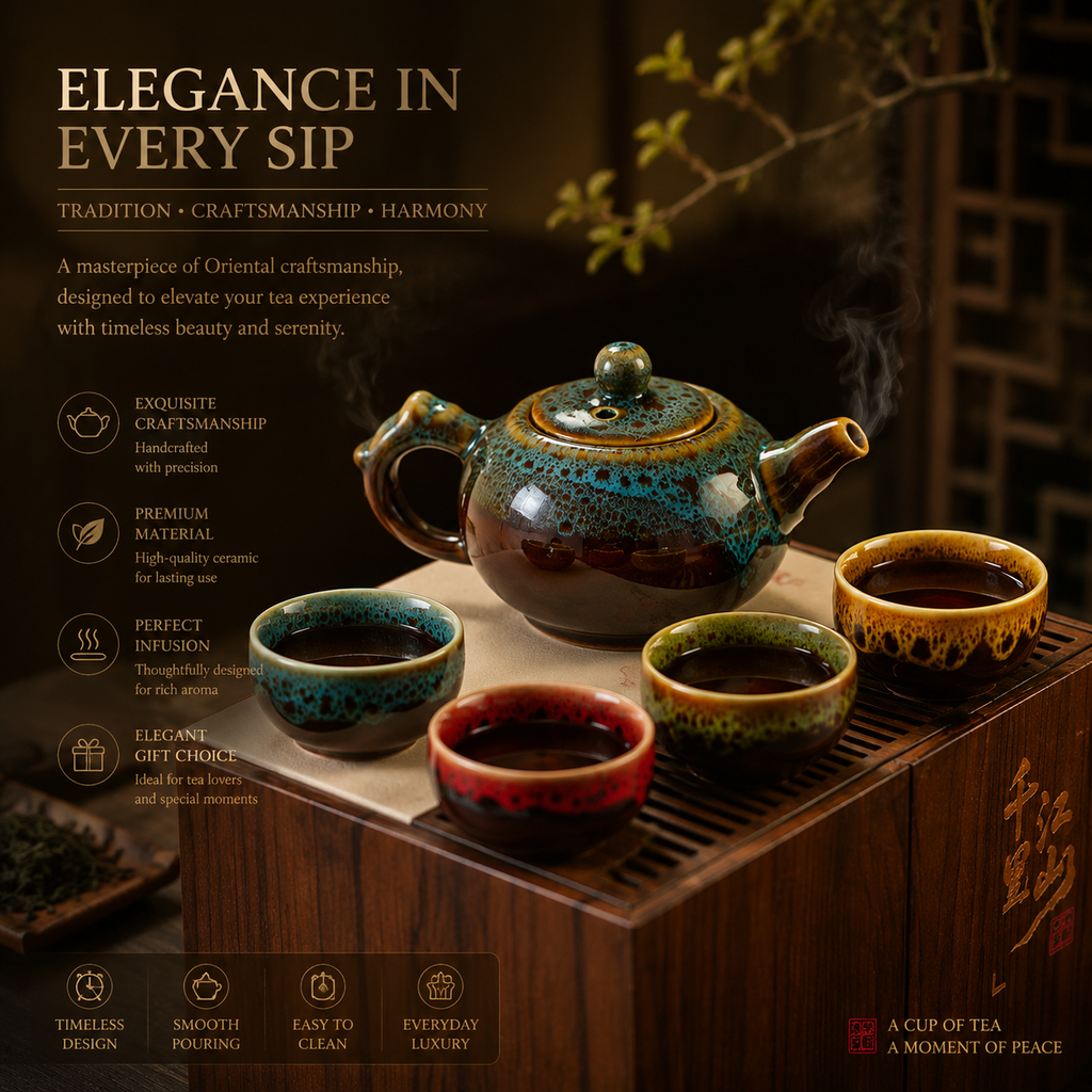Thousand Miles of Rivers and Mountains: Six Famous Tea Gift Boxes【370g】