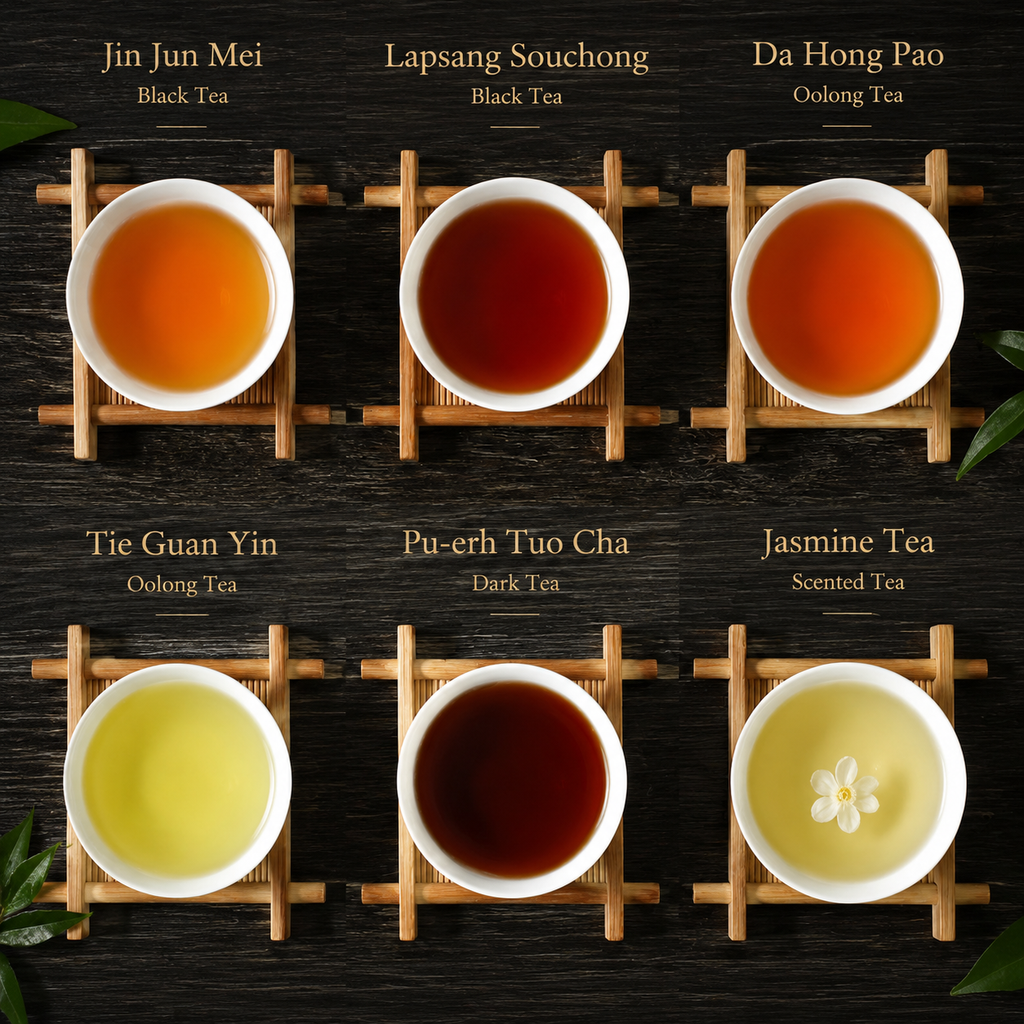 Thousand Miles of Rivers and Mountains: Six Famous Tea Gift Boxes【370g】