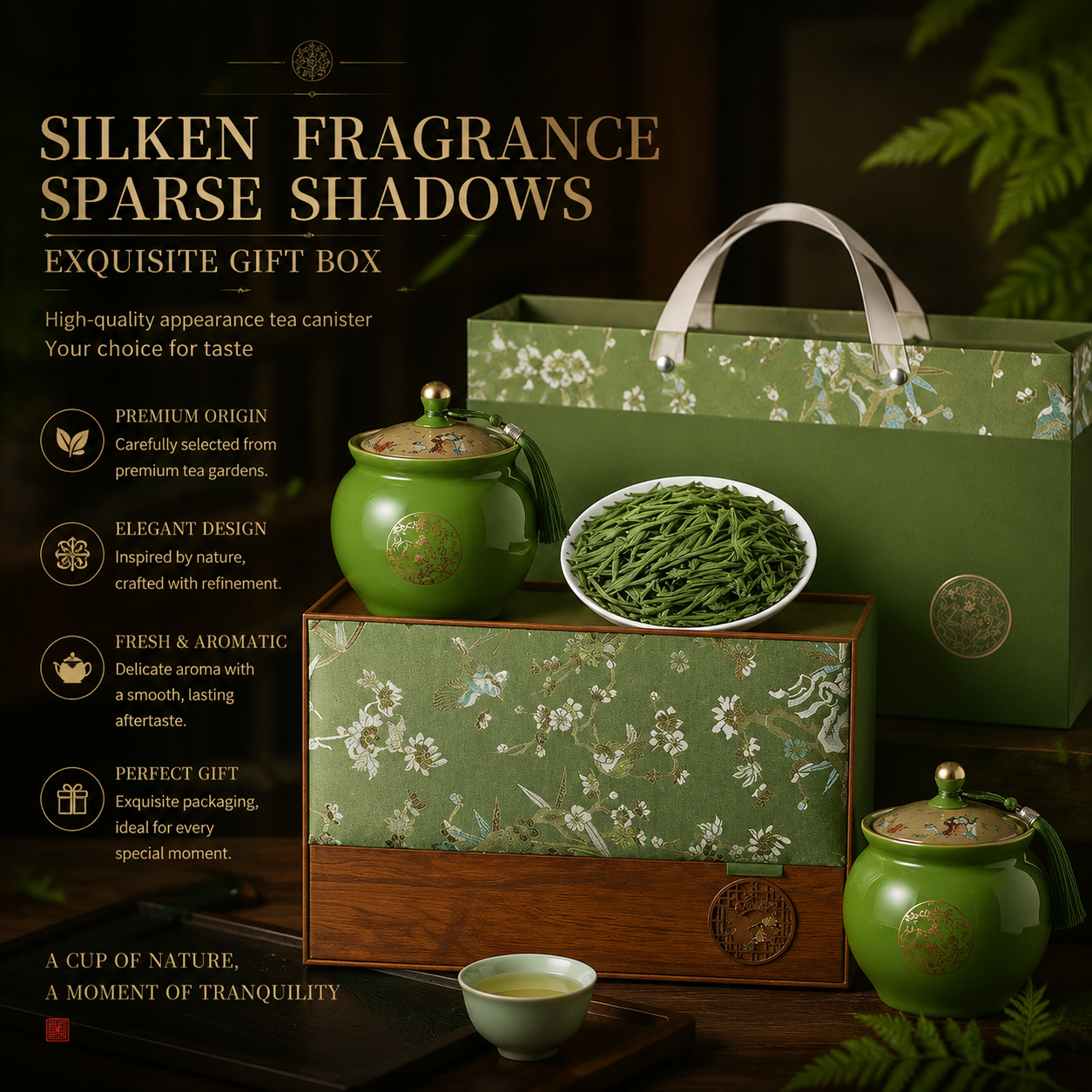 Guizhou Sparrow Tongue Premium Tea Gift Box【300g】
