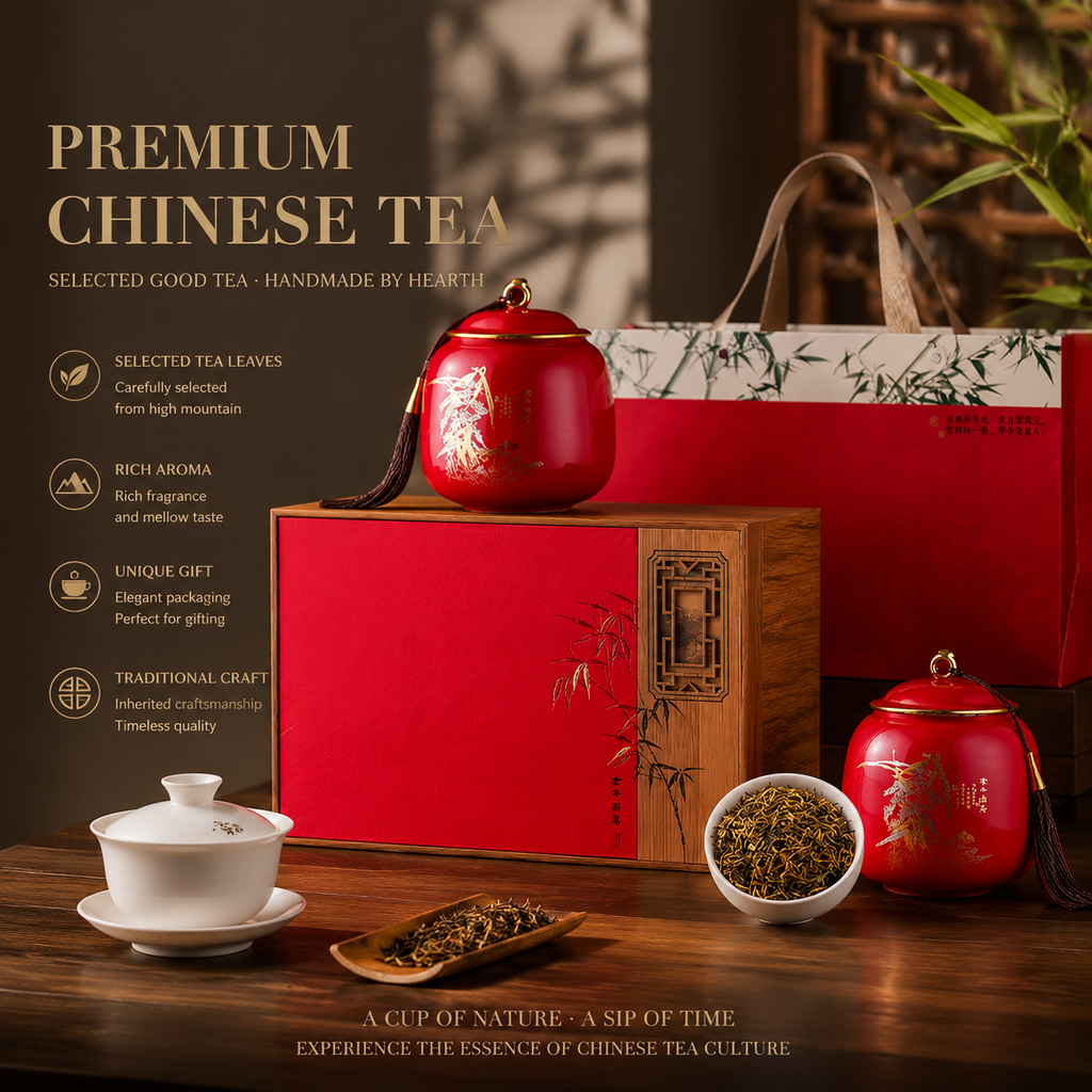 Premium Grade Small Bud Jin Jun Mei Tea Gift Box【250g】