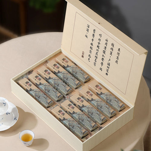 (recommend)Dragon Pearl Pu-erh Tea, Ripe Tea, Premium Gift Box【210g】