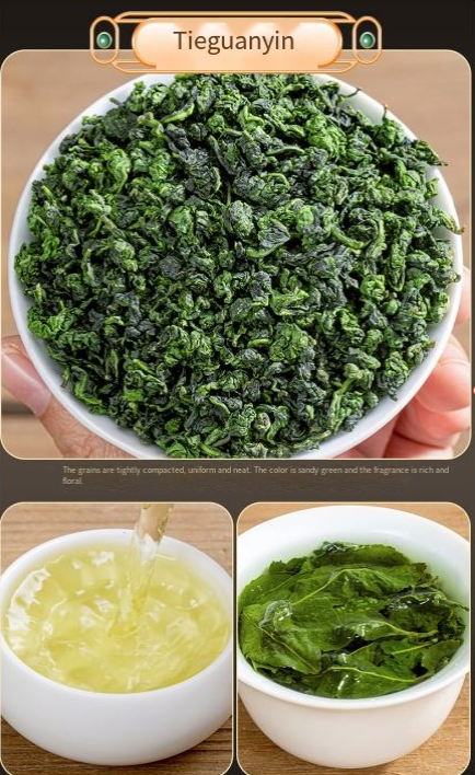 Fish Leaping Over the Dragon Gate Four Famous Teas + Exquisite Tea Set【465g】